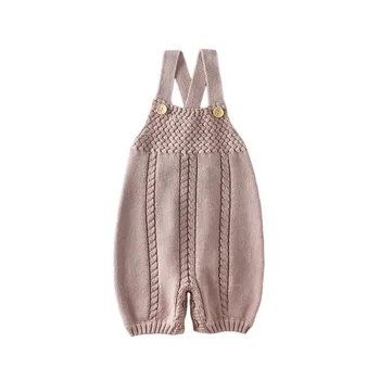 

Newborn Girls Boys Jumpsuit Baby Boy Hot Knit Baby Clothes Autumn Knitted Baby Rompers Born Infant Baby Overalls Woolen