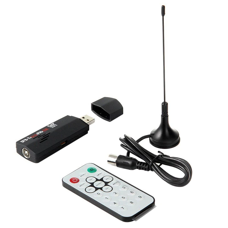 R820T+ RTL2832U USB 2,0 DVB-T SDR с FM и цифровым Радиовещанием ТВ тюнер вставляемый приемник для ПК ноутбука