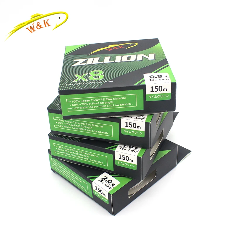 X8 Braided PE Lines at 150m Fishing Line Double Color Super Powered Braided Line Fishing Lines