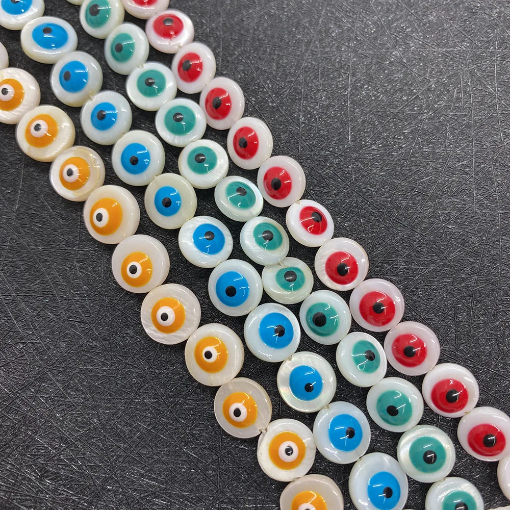 Evil eye beads for jewelry making Clearance