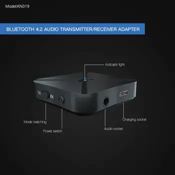 

1pc Aux Bluetooth Adapter Dongle Cable For Car 3.5mm Jack Aux Bluetooth 5.0 Receiver Speaker Audio Music Transmitter Stereo HIFI