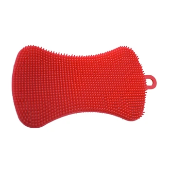 

Silicone Bath Shower Body Sponges for Massage Skin Care Tool Ran Color