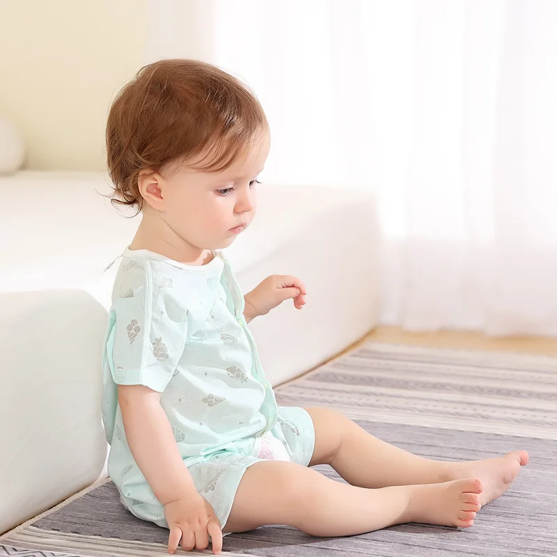 

Clothes for Babies Air Conditioning Clothes Summer Short-sleeved Onesie Thin Newborns Romper Men And Women BABY'S Romper Summer