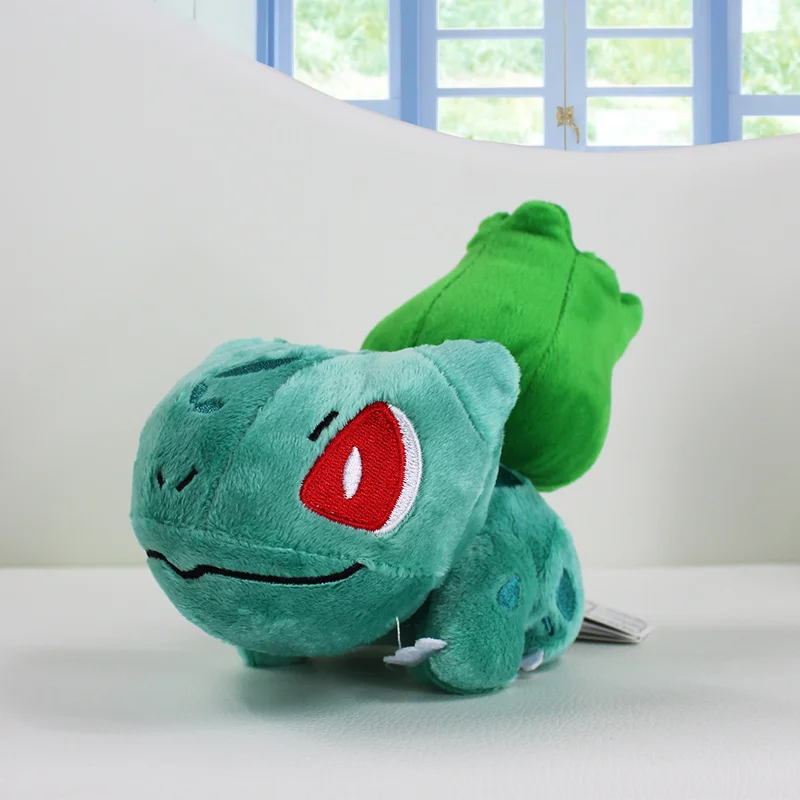 Аниме плюшевые игрушки для животных Bulbasaur Turtwig Kong idiot Charizard Torterra Pyukumuku Quilava Skitty мягкие куклы подарок для детей - Цвет: 13cm Bulbasaur