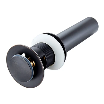 

Drainage Sink All-copper Black Washbasin Bouncing Sink Deodorant And Insect-resistant Washbasin Accessories N06