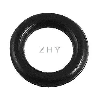 

50 Pcs 1/5" Inner Dia Black Rubber O Ring Seal Grommets