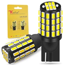 

2x Led T10 W5W LED Canbus bulb 168 194 3014 SMD Wedge Parking Light License Plate Light Clearance Lights Reading Lamps White 12V