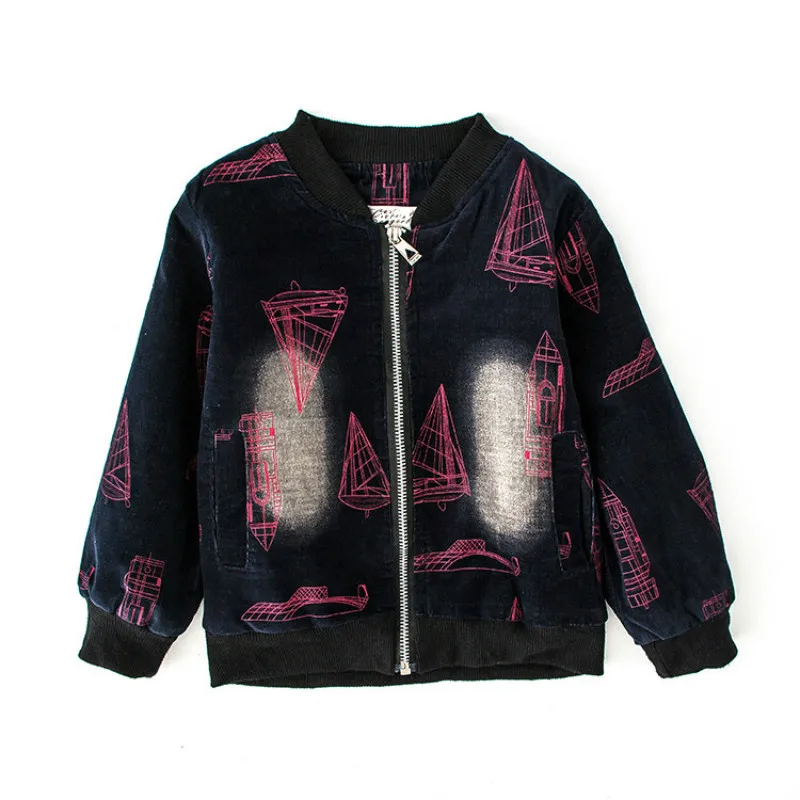 

High Quality Children's neck jacket sports style baseball uniform kids clothes