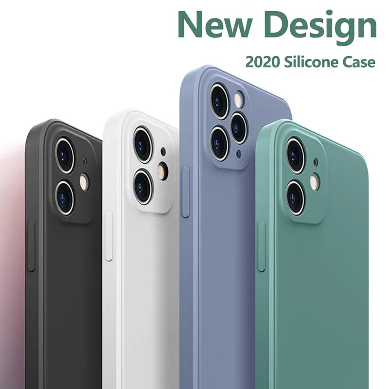 New Luxury Soft Silicone Phone Case On The For iPhone 11 Pro XS Max X XR Protection Case On iPhone 7 6 8 Plus SE 2020 Back Cover New Luxury Soft Silicone Phone Case On The For iPhone 11 Pro XS Max X XR Protection Case On iPhone 7 6 8 Plus SE 2020 Back Cover