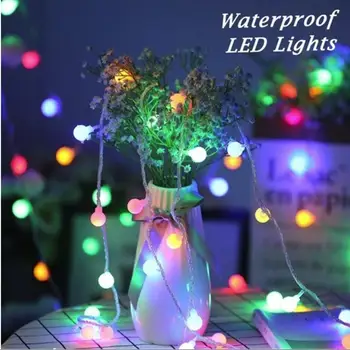 

Fairy String Fairy String Light Fairy Light Romantic Super Bright Durable 80LED 10M Round Ball Festival Wedding Yard Garden