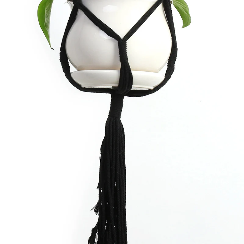 

Plant Hanger Pot Hanging Macrame Hook Basket Jute Braided Rope Flowerpot Holder