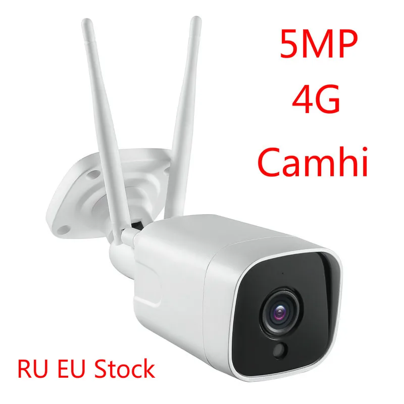 5MP HD 4G 3G Wifi Human Body Detect IP Cameras Sim Card CCTV cameras with Microphone Speaker IR Vision Cam | Безопасность и защита