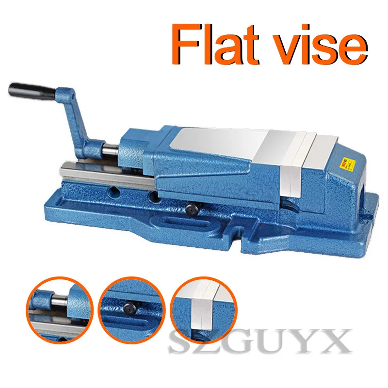 

Built-in precision hydraulic vise High-powered all-round precision oil vise Flat vise for machine tool processing
