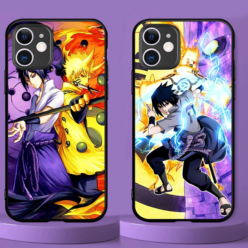 

for Samsung Galaxy S6 S7 Edge S8 S9 S10 Lite S20 Ultra Note 8 9 10 Plus M10 M20 M30 M40 Naruto Anime Uchiha Sasuke phone case