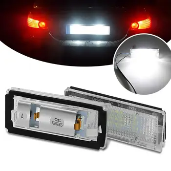 

2 pieces Led License Plate Light Led Canbus Auto Tail Light White LED Bulbs For BMW 3er E46 4D 1998-2005 Car Accessories
