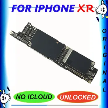 

Original Unlocked Motherboard For iPhone XR NO Face ID 64G 128G 256G Mainboard IOS Update Logic Mother Board Clean iCloud Unlock