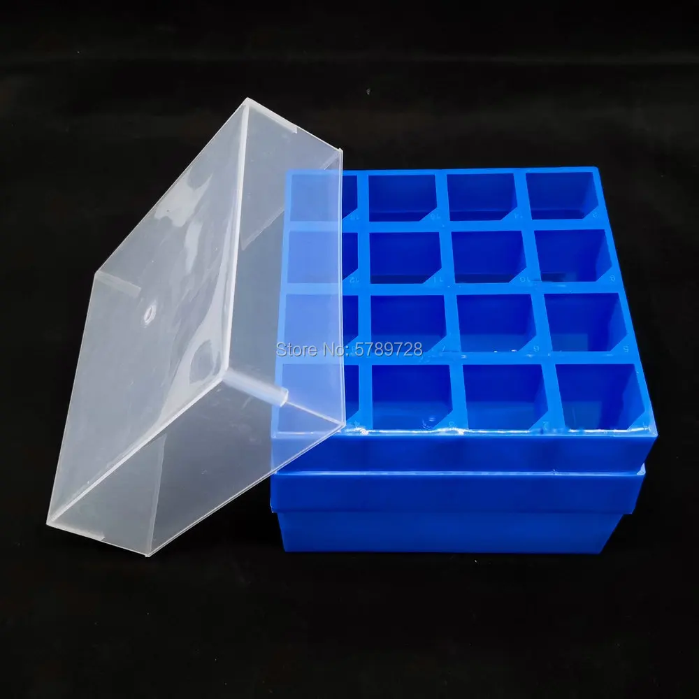 1piece Centrifugal tube box with 16 holes PCR tube Storage rack For storing 50ml centrifuge tubes Laboratory supplies