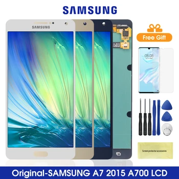 

5.5" Original A700 Lcd for Samsung Galaxy A7 2015 LCD Display Touch Screen Digitizer Assesmbly For Samsung A700 A700F A700FD LCD
