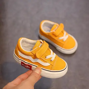 Babaya Baby Shoes Soft Bottom Boy Casual Shoes 1-12 Years Old 2021 Autumn Children Canvas Shoes Kids Girls Walking Shoes Toddler 1