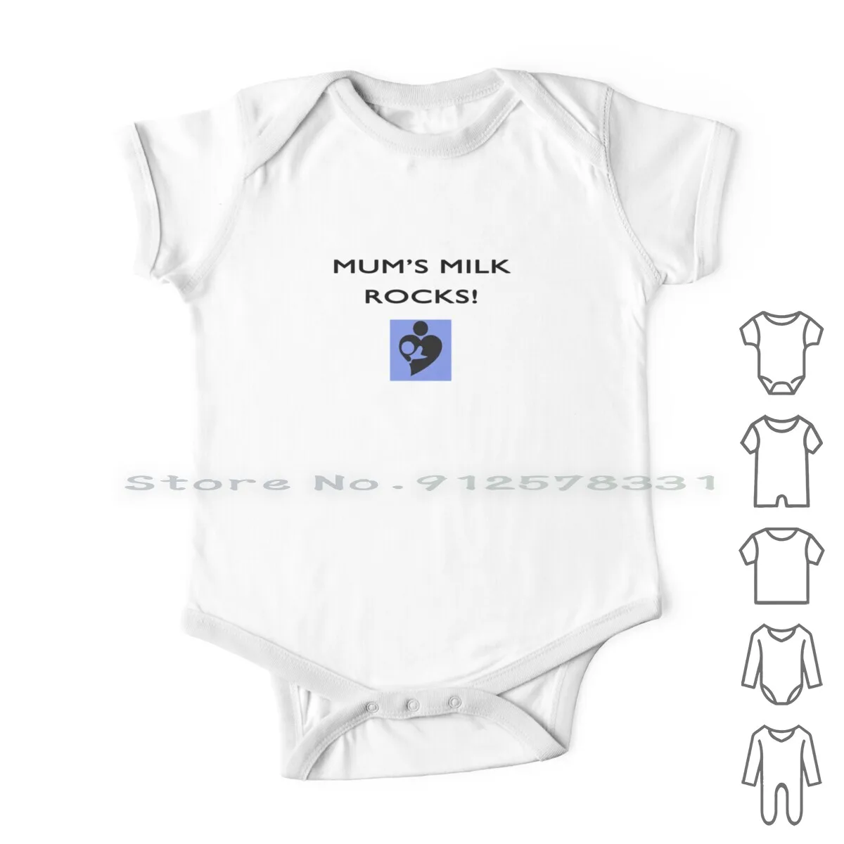 

Mum's Milk Rocks! Newborn Baby Clothes Rompers Cotton Jumpsuits Breastfeeding Motherhood Popular Infant Long Sleeve Sleeveless