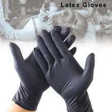 Многоцелевые латексные резиновые перчатки с двойным покрытием 20 пар одноразовые латексные перчатки для домашней уборки медицинские/пищевые/резиновые/садовые