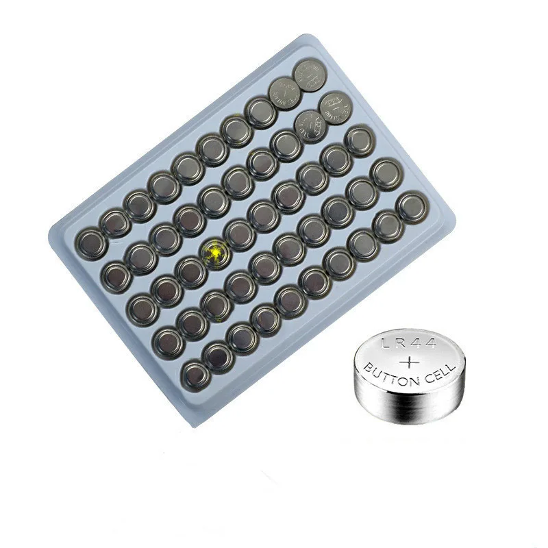 

MJKAA 50PCS AG13 LR44 1.55V Alkaline Button Battery 357A S76E G13 LR1154 Coin Cell Batteries for Watch Remote Contorl
