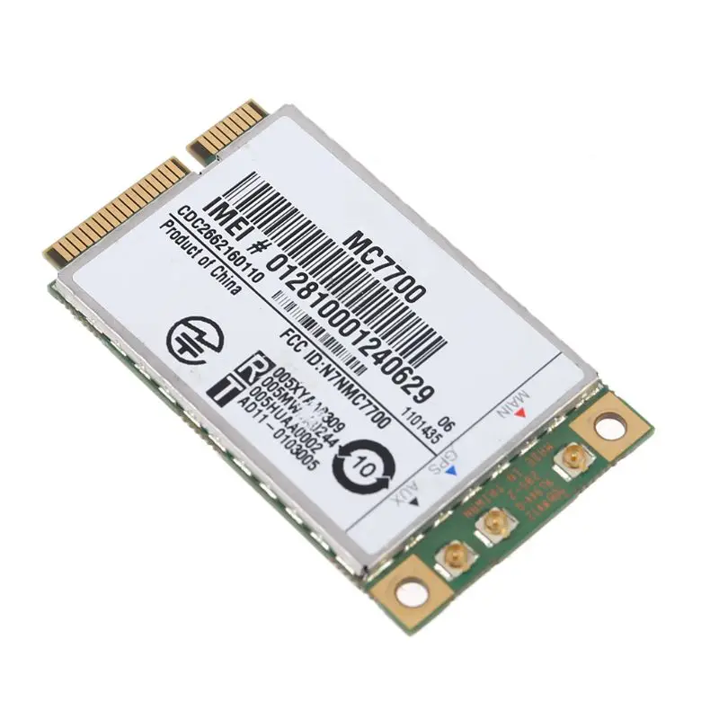 mini pci e 3g 4g wwan gps module sierra mc7700 pci express 3g hspa lte 100mbp wireless wwan wlan card gps unlocked free shipping Мини PCI-E 3G/4G WWAN GPS модуль MC7700 PCI Express 3G HSPA LTE беспроводная карта