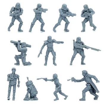 

Q Star Wars Plastic Stormtroopers Soldier Legion Model Assembled Colorable Soldier Military Toys Board Game Model Toys Gift