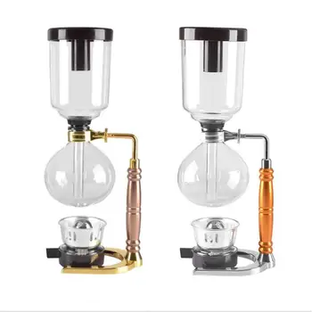 

Coffee Maker Siphon Pot Manual Glass Coffee Machine New and High Quality Graceful and Beautiful Filter Home Kitchen Tools