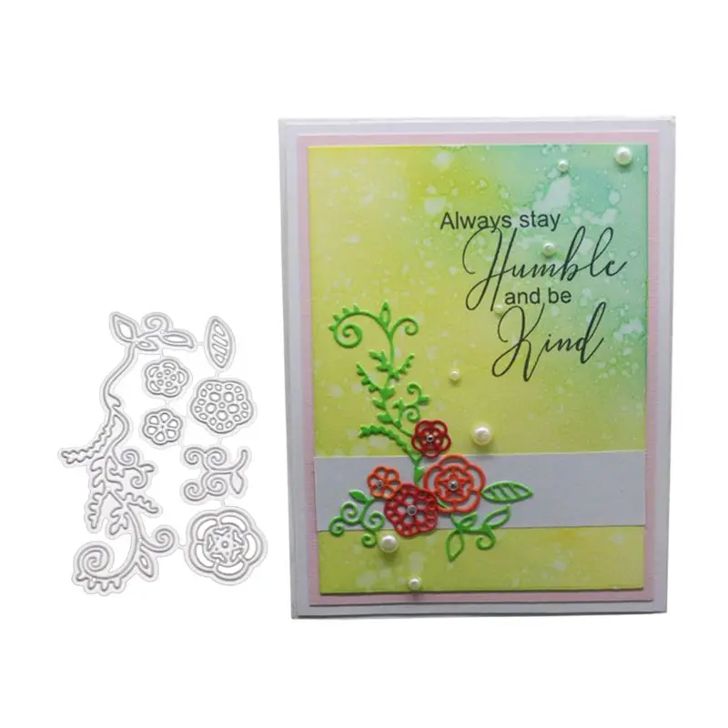 

1 Set Mini Flowers Metal Cutting Dies DIY Card Decorations Mold Stencil Scrapbooking DIY Album Stamp Paper Card