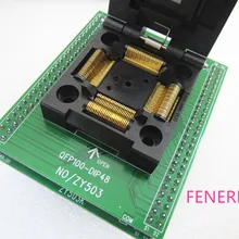 Раскладушка QFP100-DIP48 ZY503K IC адаптер для горения сиденья тест-гнездо для испытания на сиденье тестовая скамья
