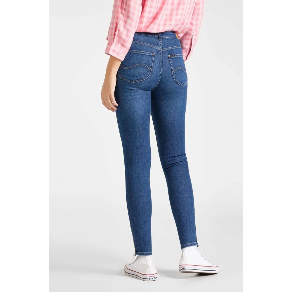 Jeans Lee Scarlett High Zip MID CANDY 