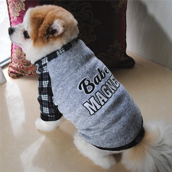 

Pet Autumn Winter Costume Top, Short Sleeve Warm Fleece Sweater For Small Medium Dogs