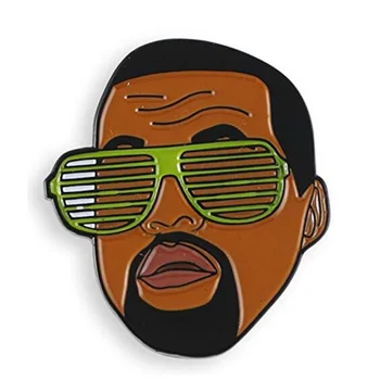 

1.25‘’ man's face Image Soft Enamel Lapel Pins