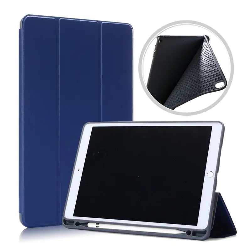Чехол для iPad Air 10 5 2019 3 Pro 2017 чехол с держателем карандашей трехскладной умный