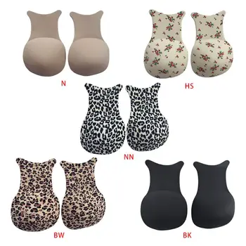 

Women Self Adhesive Snail Shaped Push Up Pasties Sticky Lifting Nipple Covers Silicone Invisible Strapless Reusable Chest Pads