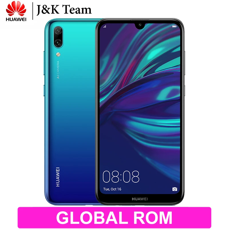 Huawei Y7 2019 смартфон с глобальной прошивкой huawei Enjoy 9 мобильный телефон 4000 мАч