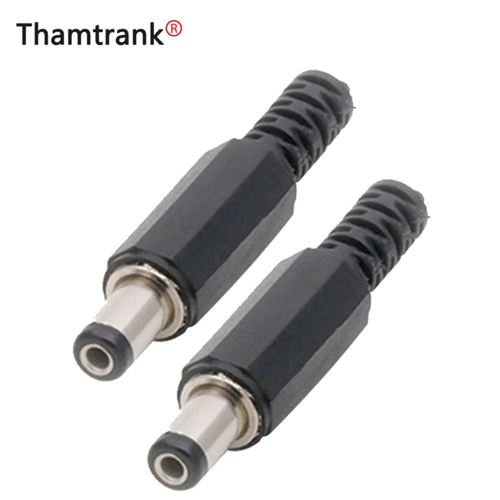 10pcS High quality DC Connector 2.1*5.5mm Power Jack Conector 5.5x2.1 Male Plug | Обустройство дома