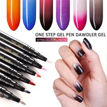 One Step Nail Gel Thermal Nail Gel Polish 5ml Temperature Color Changing Soak Off UV Gel Lacquer Manicure Nail Art Varnish