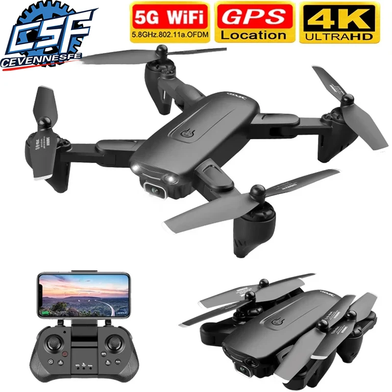 Квадрокоптер F6 складной Радиоуправляемый с оптическим потоком HD FPV 5G Wi-Fi 2021 |