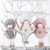 PATIMATE Christmas Angel Plush Doll Pendant Christmas Tree Ornament Christmas Decoration for Home Xmas Gifts Noel Navidad 2022 ► Photo 2/6