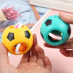 2 em 1 alívio do estresse push pops simples popper bolha futebol spinner bolas de futebol rotativa mão spinners sensoriais brinquedos
