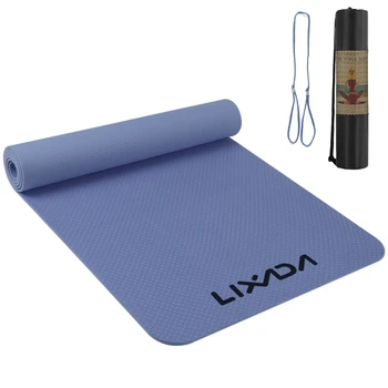 

6mm Yoga Mat Extra Thick 183*61cm TPE Non-slip Pillow Mat For Men Women Fitness Tasteless Gym Exercise Pads Pilates Yoga Mat
