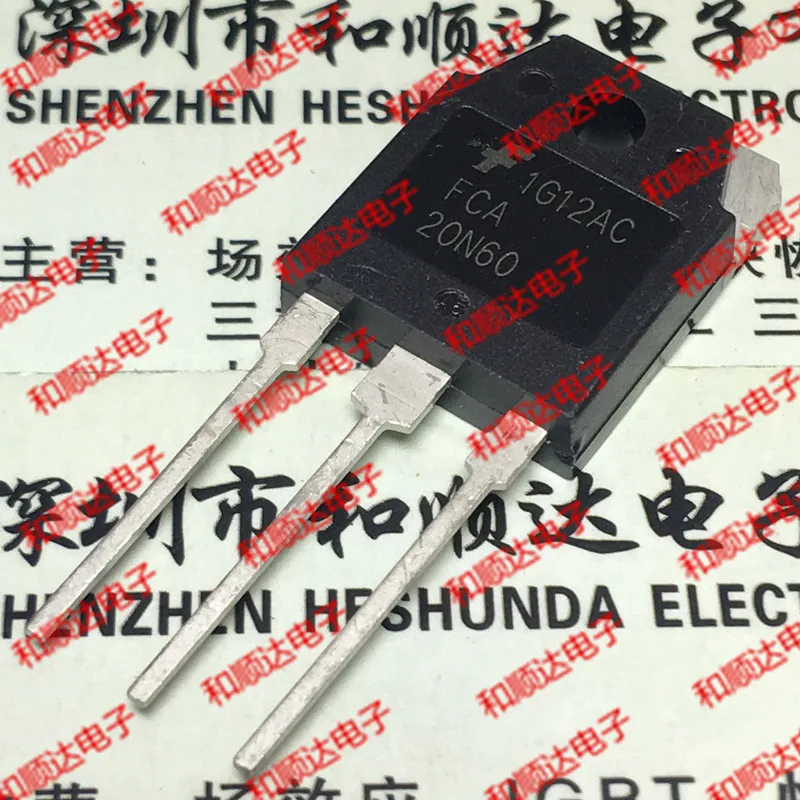 5 шт./FCA20N60 TO-3P 600V 20A TO3P