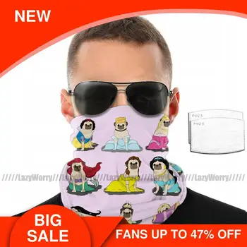 

Beauty And The Beast Mouth Face Mask Pug Princesses Version Facial Mask Cool Adult with Filters Fashion Mask