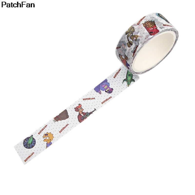 Patchfan futurama Косплей ребенок мультфильм альбом книга DIY Скрапбукинг клей васи Маскировочная лента печать шаблон стикер A2383