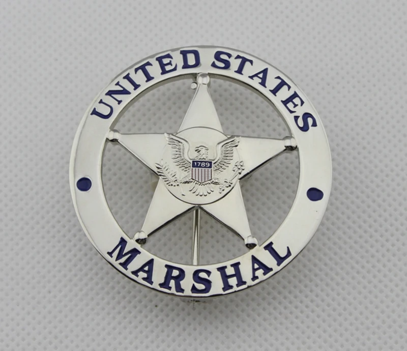 Классический американский MARSHAL, Реплика Фильма Prop Pin значок