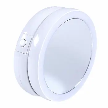 

Cosmetic Box Mirror 10 Times Magnifying Glass Mirror Makeup Mirror with Lighted Mirror Luminous LED Desktop