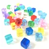 100Pcs/Set 16colors Gold Solid Grey Square Corner Colorful Crystal Dice Chess Piece Right Angle Sieve Cube For Puzzle Game 8mm ► Photo 2/6