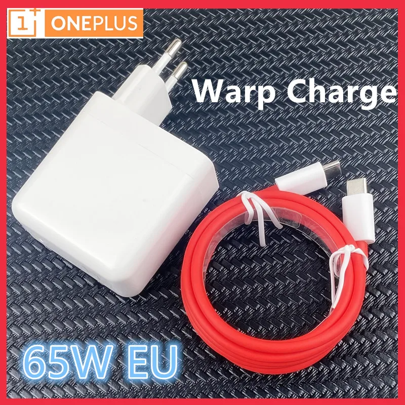 Original Oneplus Wall Charger 65w Warp Charge 65 Eu Adapter Fast Charge